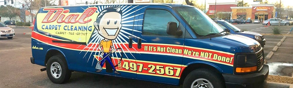 Dial Carpet Cleaning - About Us - Service Van